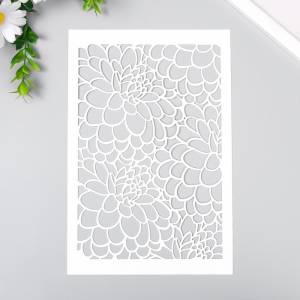 Трафарет Цветочный узор 24х16 см 9490167