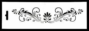 Трафарет бордюрный Ажурный узор, 10 х 30 см