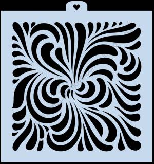 Трафарет «Морозный узор 2» 