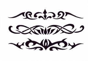 Узоры на ножах трафарет