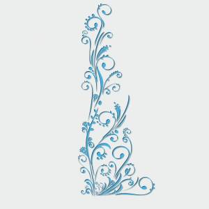 Трафарет Узор для дверей