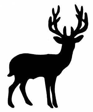 Трафареты Оленя