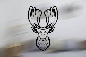 Файл STL Настенный декор Олень
