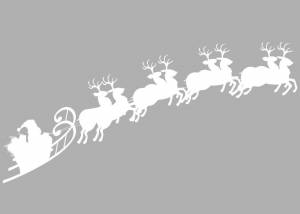 Трафареты Деда Мороза для вырезания из бумаги