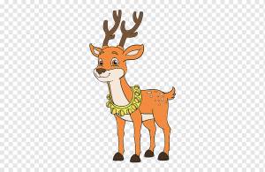 Северный олень Рудольф Дед Мороз Рисунок, Северный олень, рога оленя, млекопитающее, позвоночный png