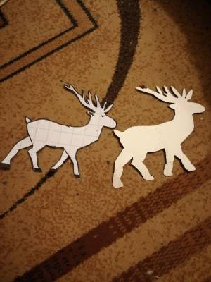 Изготовление новогодних оленей из пенопласта своими руками…