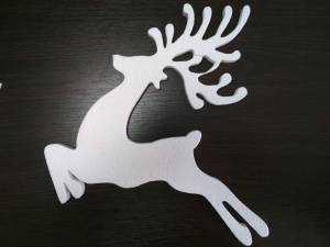 Трафареты для пенопласта новогодние