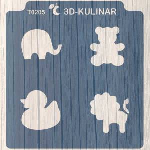 Трафарет  Детские игрушки