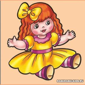 Трафареты кукол