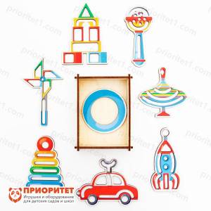 Трафарет для рук «Игрушки»