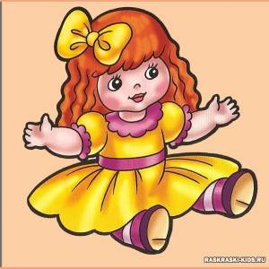 Трафареты кукол