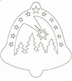 Трафареты новогодних игрушек для вырезания из бумаги