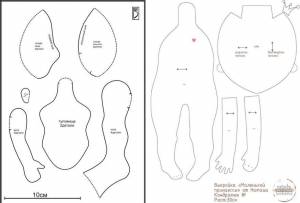Выкройки текстильных кукол разных мастеров