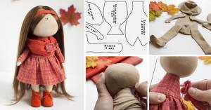 Текстильная кукла от макушки до пяточек