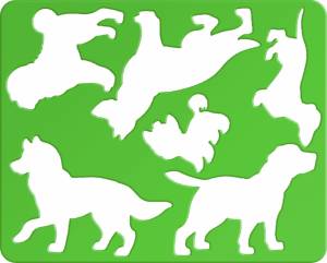 Трафарет шаблонный Луч Породы собак