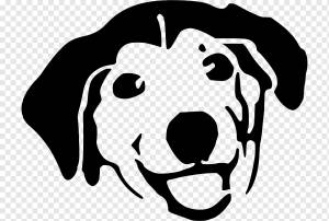 Собака породы Трафарет Пуппи Пэт, Собака, белый, лицо, животные png