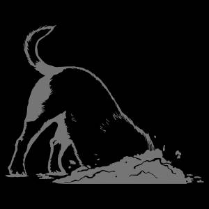 Трафарет Собака