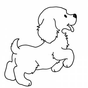 DataLife Engine > Версия для печати > Раскраски собачка трафарет