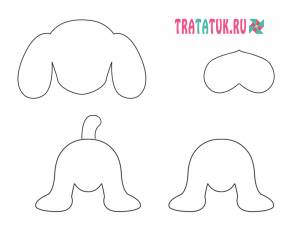 Собака из бумаги гармошкой поэтапно