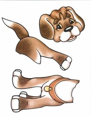 Аппликация для детей Домашние животные