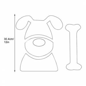 Собака шаблон для шитья 2D Акриловые ручные Стёганые трафареты ручной работы набор шаблонов набор для шитья шаблон для резки стёганых трафаретов