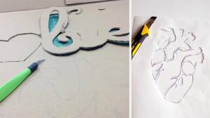 Трафаретное рисование