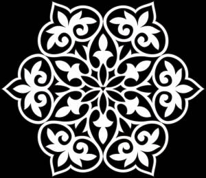 Шаблоны и трафарет узоров для вырезания из бумаги