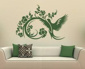 Трафареты для декора стен в комнатах, в ванной и на кухне