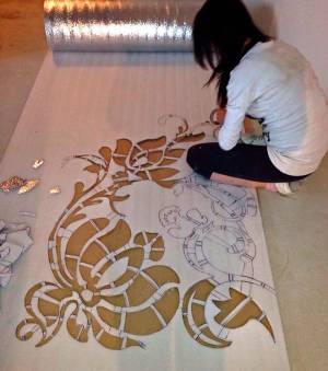 Трафареты для декоративной штукатурки стен