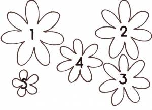 Шаблоны цветов для вырезания из бумаги