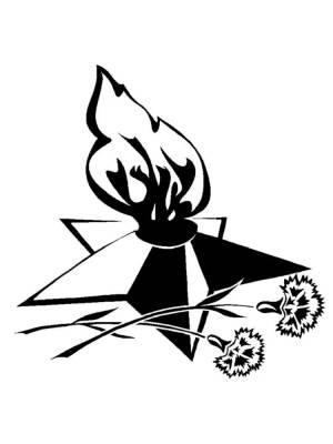 Картинки цветы к 9 мая для вырезания