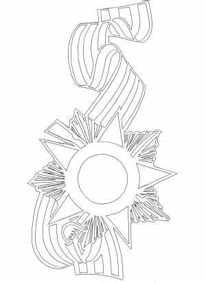 Трафареты на окна к 9 мая