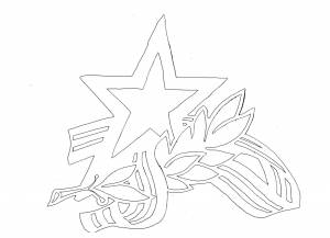 Как можно украсить окна ко Дню победы 9 мая? Шаблоны