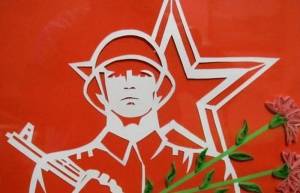 Оформление окон к 9 мая в детском саду, в школе