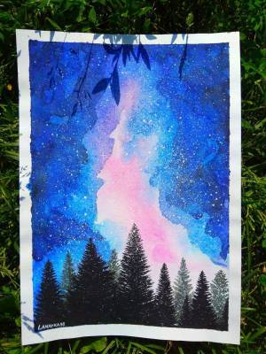Акварельный рисунок