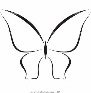 Раскраски Крылья, Раскраска Бабочка и крылья бабочки