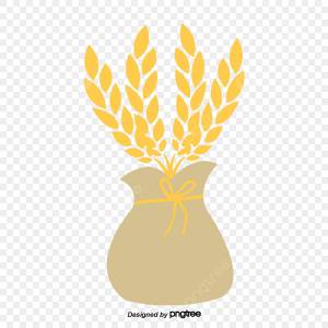 колосья пшеницы в мультяшных мешках PNG , элемент, сцены, пшеница PNG картинки и пнг PSD рисунок для й загрузки