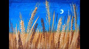 Рисуем пшеничное поле