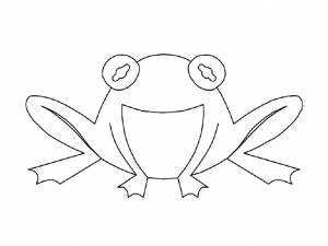 Раскраски лягушка, Раскраска Лягушка для детей лягушка