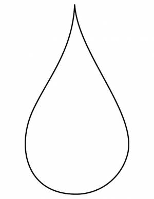 Раскраска Капелька