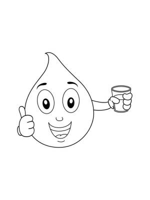 Раскраски Капля