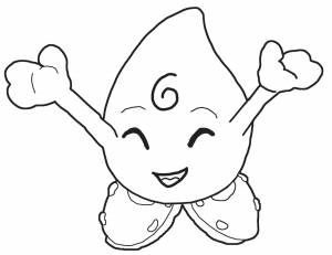 Капелька раскраска