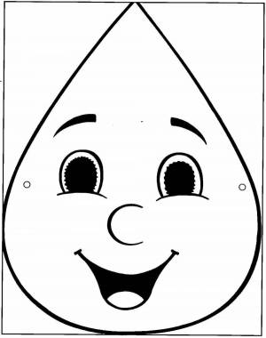 Раскраски Капелька для детей