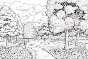 Раскраска осень для детей 6 лет