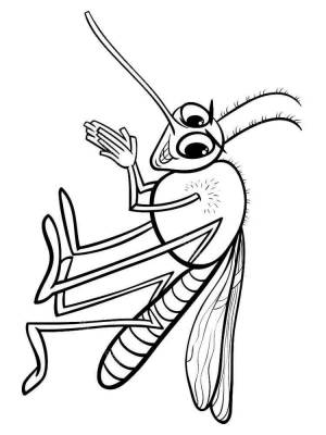 Раскраски Комар для детей