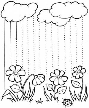 раскраски природные явления дождь раскраски дождик для школьников и подростков