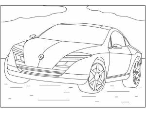 Раскраски Renault  и  онлайн