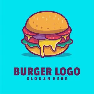 Шаблон логотипа burger