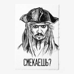 Чехол iPhone «Капитан Джек Воробей»