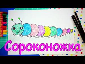 Рисуем Сороконожку